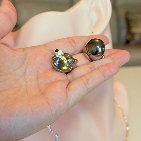 Minimalist Silver Clip-On Earrings